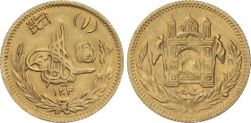 World Coins
Amani. SH 1304/7 (1925). AMANULLAH KHAN. 5,99 grs. AU. Acuñación floja en parte. Fr-34; KM-912. EBC-.