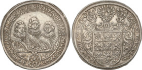 World Coins
Thaler. 1629. FRIEDRICH II, ALBRECHT y CHRISTIAN. BRANDENBURG-ANSBACH. 29,10 grs. AR. Dav-6238; KM-50.3. EBC-/EBC.