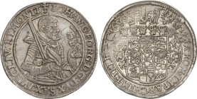World Coins
Thaler. 1624. JOHANN GEORG I. SAXONY. DRESDEN. 29,11 grs. AR. Dav-7601; KM-132. EBC-.