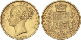 World Coins
Sovereign. 1878-S. VICTORIA. SYDNEY. 7,91 grs. AU. (Leves rayitas). Fr-11; KM-6. MBC+.
