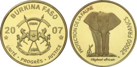 World Coins
25.000 Francs. 2007. 8,39 grs. AU. Protección Naturaleza. Elefante africano. Tirada 85 piezas. RARA. PROOF.