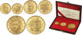 World Coins
Serie de 3 monedas 1, 3 y 5 Ducats. (1968). KREMINTZ. 3,52;10,42 y 19,07 grs. AU. Rara serie producida por Artia, una empresa gubernament...