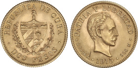 World Coins
2 Pesos. 1915. 3,35 grs. AU. José Martí. Brillo original. Fr-6; KM-17. EBC.