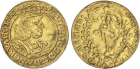 World Coins
1 Ducat. 1667. FREDERIK III. Anv.: FRIDERIC.3.D.G.A.NOR.VA.COT.RE. Busto coronado a derecha. Rev.: PROVIDEBIT - DOMINUS. Fortuna en pie. ...