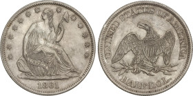 World Coins
1/2 Dollar. 1861. 12,37 grs. AR. Tipo Seated Liberty. Ligera pátina. ESCASA ASÍ. KM-A68. EBC-.