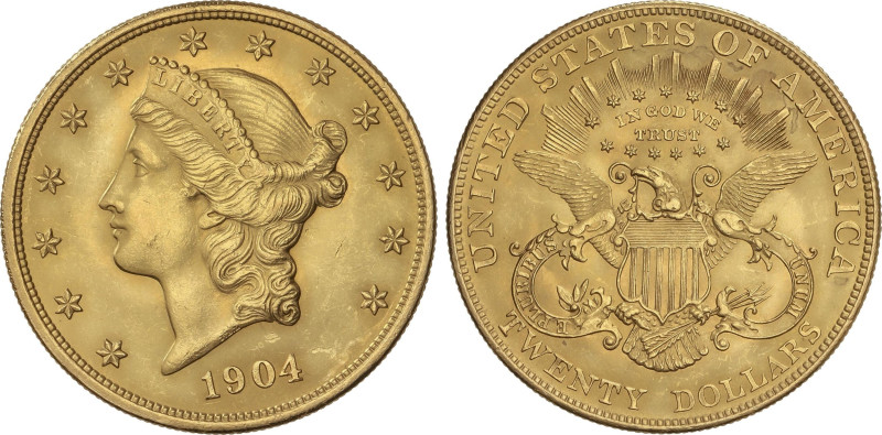 World Coins
20 Dollars. 1904. 33,42 grs. AU. Coronet Head. (Leves golpecitos). ...