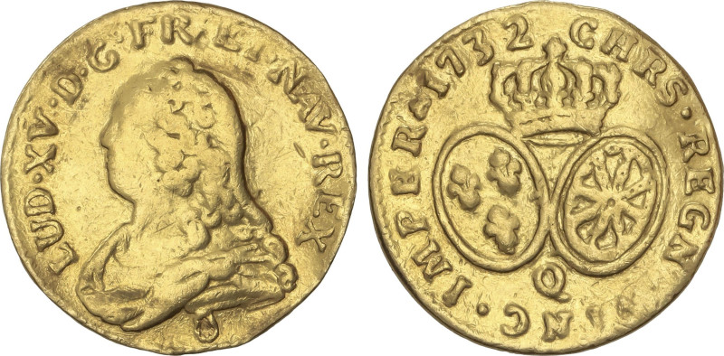 World Coins
Louis d´Or. 1732-Q. PERPIGNAN. 8,03 grs. AU. Gadoury marca tirada m...