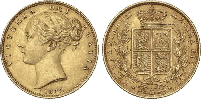 World Coins
Sovereign. 1852. VICTORIA. 7,97 grs. AU. (Rayitas). Fr-387e; KM-736...