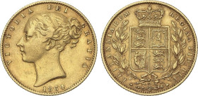 World Coins
Sovereign. 1864. VICTORIA. 7,91 grs. AU. Fr-387i; KM-736.2. MBC.