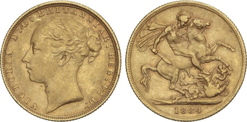 World Coins
Sovereign. 1884. VICTORIA. 7,90 grs. AU. (Rayitas). Fr-388; KM-752....