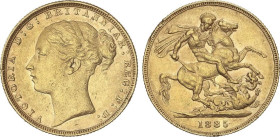 World Coins
Sovereign. 1885. VICTORIA. 7,96 grs. AU. (Golpecito en gráfila). Fr-388; KM-752. MBC+.