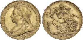 World Coins
Sovereign. 1900. VICTORIA. 7,97 grs. AU. (Pequeños golpecitos). Fr-396; KM-785. EBC-.