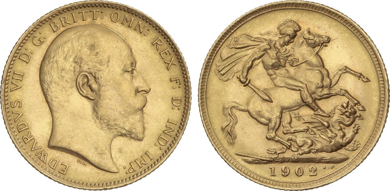 World Coins
Sovereign. 1902. EDWARD VII. 7,97 grs. AU. Fr-400, KM-805. EBC.