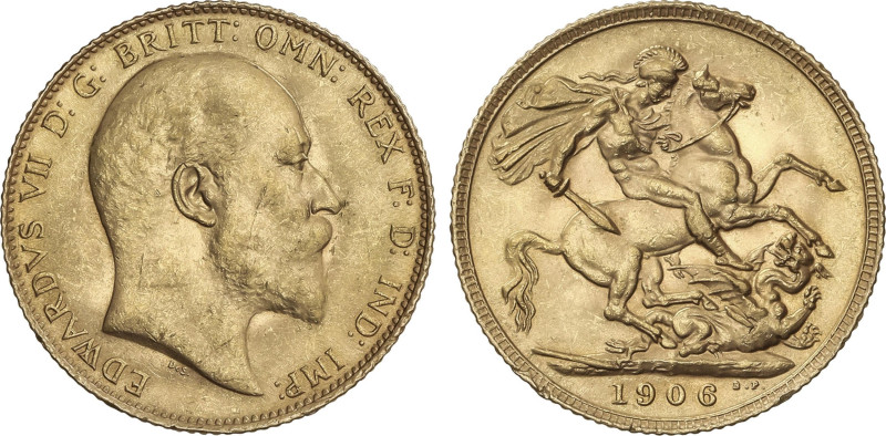 World Coins
Sovereign. 1906. EDWARD VII. 7,97 grs. AU. (Leves rayitas). Fr-400;...