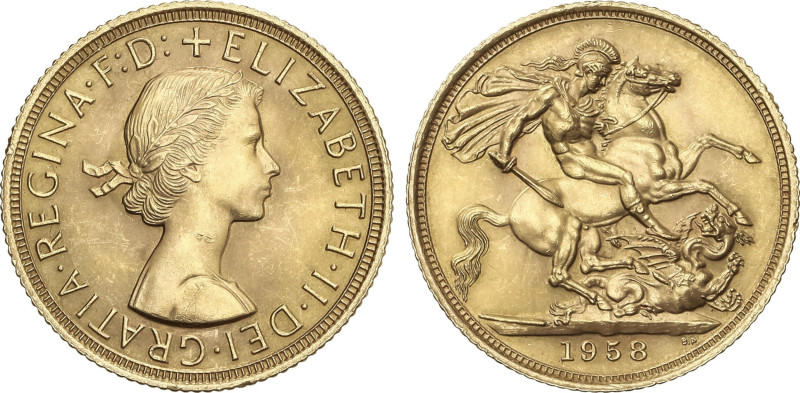 World Coins
Sovereign. 1958. ELIZABETH II. 7,95 grs. AU. Fr-417; KM-908. EBC+.