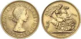 World Coins
Sovereign. 1958. ELIZABETH II. 7,95 grs. AU. Fr-417; KM-908. EBC+.