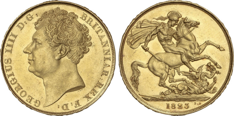 World Coins
2 Pounds. 1823. GEORGE IV. 15,96 grs. AU. (Leves golpecitos). Brill...