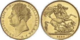 World Coins
2 Pounds. 1823. GEORGE IV. 15,96 grs. AU. (Leves golpecitos). Brillo original. RARA ASÍ. Fr-237; KM-690. EBC+. Ex Künker 214 - 21 Junio 2...