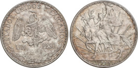 World Coins
1 Peso. 1913. 27,07 grs. AR. Tipo Caballito. Bonita pátina. KM-453. EBC+.