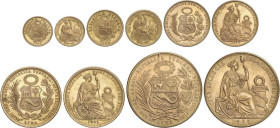 World Coins
Lote 5 monedas 5, 10, 20, 50 y 100 Soles. 1961 y 1966. LIMA. Peso total aprox. 86,61 grs. AU. Todos con tiradas bajas: de 1.110 a 4.738 p...