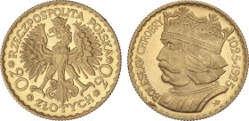 World Coins
20 Zlotych. 1925. 6,46 grs. AU. Boleslaw Chrobry. (Ínfimos golpecitos, leve hojita en gráfila de anverso). Brillo original. BELLA. Fr-115...