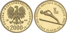 World Coins
2.000 Zlotych. 1980-MW. WARSAW. 8,04 grs. AU. Juegos Olímpicos Invierno Moscow´80: Salto de esquí. Tirada máxima: 5.250 piezas. Fr-120; Y...