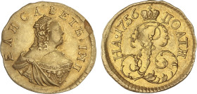World Coins
Poltina (1/2 Rouble). 1756. ELIZABETH. KRASNY (Red Mint Moscow). 0,87 grs. AU. (Hojitas). Brillo original. RARA. Bitkin-72; Fr-118; C-21....