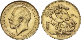 World Coins
Sovereign. 1928. GEORGE V. 7,97 grs. AU. (Levísimos golpecitos). Fr-5; KM-21. EBC+.