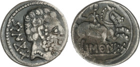 Celtiberian Coins
Denario. 120-20 a.C. BASCUNES (PAMPLONA). Anv.: Cabeza barbada a derecha, detrás leyenda ibérica BeNCoDa. Rev.: Jinete con espada a...