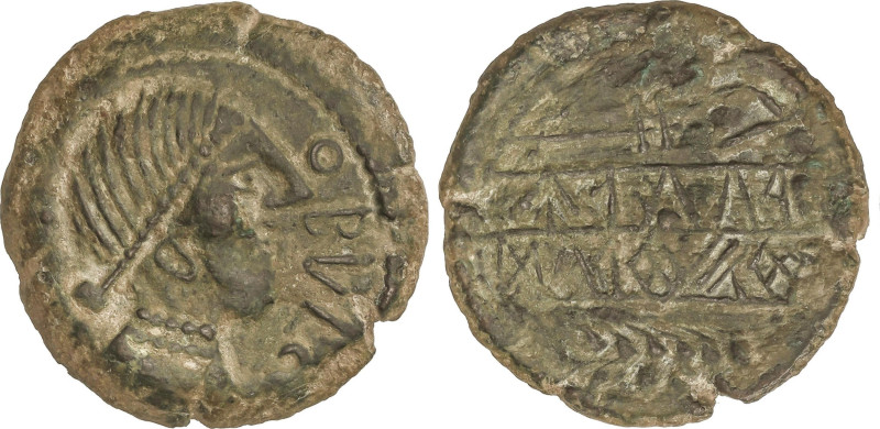 Celtiberian Coins
As. 220-20 a.C. OBULCO (PORCUNA, Jaén). Anv.: Cabeza femenina...