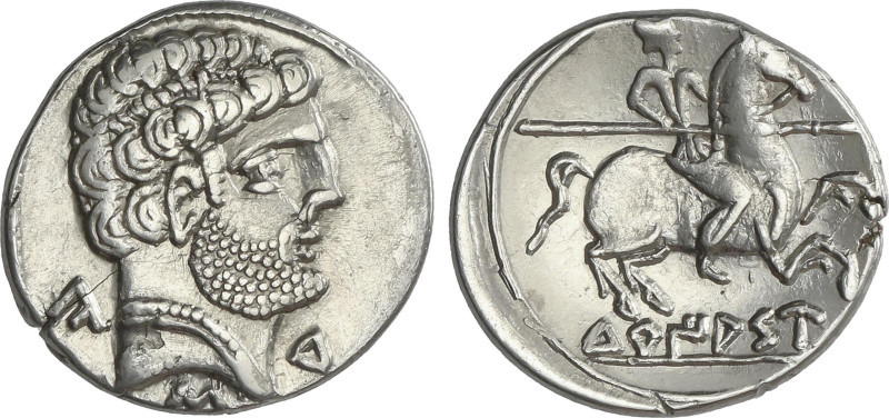 Celtiberian Coins
Denario. 120-20 a.C. TURIASO (TARAZONA, Zaragoza). Anv.: Cabe...
