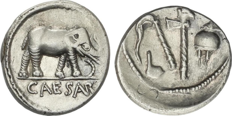 Roman Coins
Denario. Acuñada el 54-51 a.C. JULIO CÉSAR. Anv.: CAESAR. Elefante ...