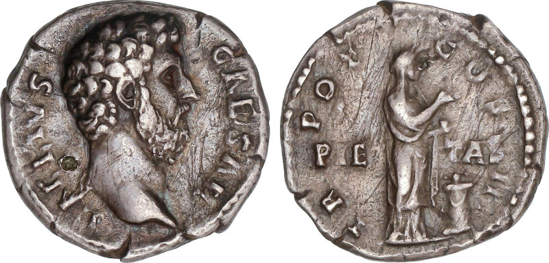 Roman Coins
Denario. 136-138 d.C. AELIO. Anv.: L. AELIVS CAESAR. Cabeza a derec...