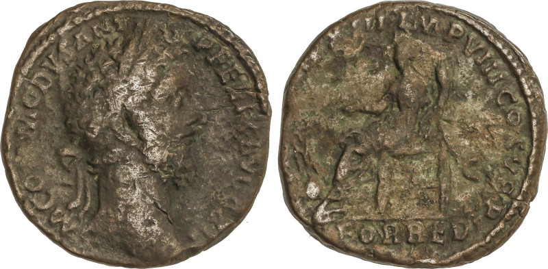 Roman Coins
Sestercio. 186-187 d.C. COMODO. Anv.: M. COMMODVS ANT. P. FELIX AVG...