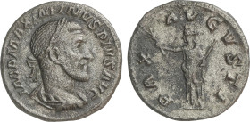 Roman Coins
Denario. 235-238 d.C. MAXIMINO I. Anv.: IMP. MAXIMINVS PIVS AVG. Busto laureado a derecha. Rev.: PAX AVGVSTI. Paz en pie a izquierda. 2,8...