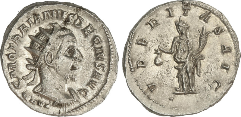 Roman Coins
Antoniniano. 249-251 d.C. TRAJANO DECIO. Rev.: VBERITAS AVG. Fertil...