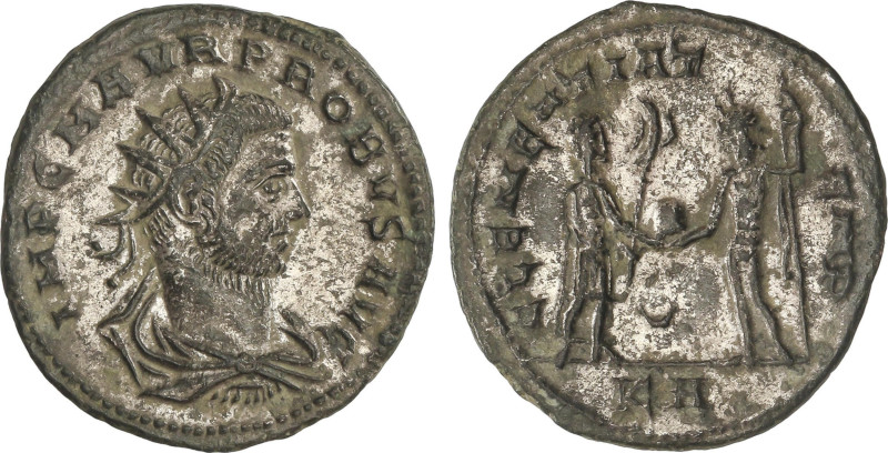 Roman Coins
Antoniniano. 276-282 d.C. PROBO. TRÍPOLI. Rev.: CLEMENTIA TEMP. Pro...