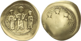 Byzantine Coins
Histamenon Nomisma. (1068-1071 d.C). ROMANO IV DIÓGENES. CONSTANTINOPLA. Anv.: Cristo en pie de frente coronando a Romano y Eudocia. ...
