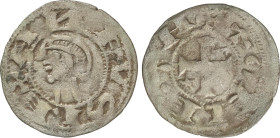 Medieval Coins
Dinero. ALFONSO I DE ARAGÓN. TOLEDO. 0,77 grs. Ve. Estrella en 2º y 3er cuadrantes. FAB-25. MBC-.
