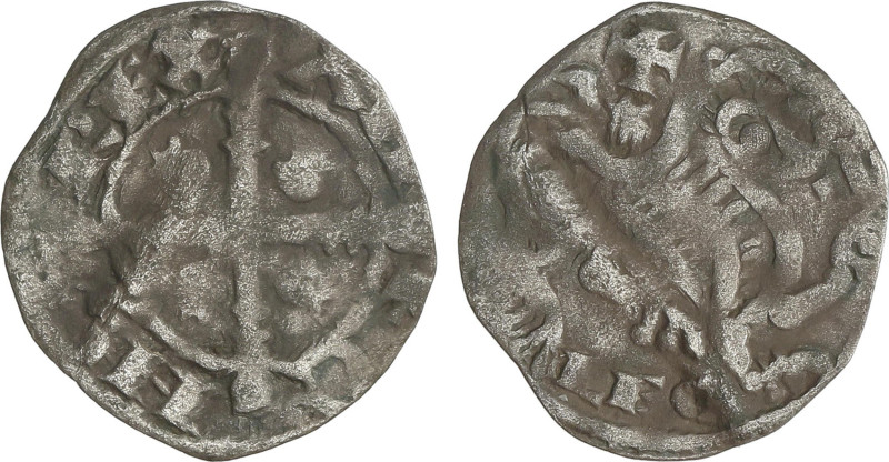 Medieval Coins
Dinero. ALFONSO IX. CORUÑA. 0,78 grs. Ve. C delante del león. FA...