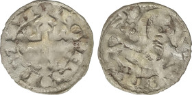 Medieval Coins
Dinero. ALFONSO IX. MARCA DE CECA: ESTRELLA. 0,81 grs. Ve. Estrella de cinco puntas bajo cruz potenzada. FAB-133.1. MBC-.