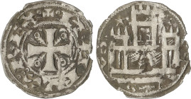 Medieval Coins
Dinero. ALFONSO VIII. TOLEDO. Anv.: Cruz patada con puntos sobre vástagos en espacios. Rev.: Estrellas encima del castillo. 0,64 grs. ...