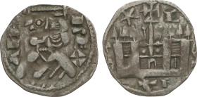 Medieval Coins
Dinero. ALFONSO VIII. ¿CIUDAD RODRIGO?, ¿SALAMANCA?. 0,77 grs. Ve. Con estrella y E. FAB-198. MBC+.