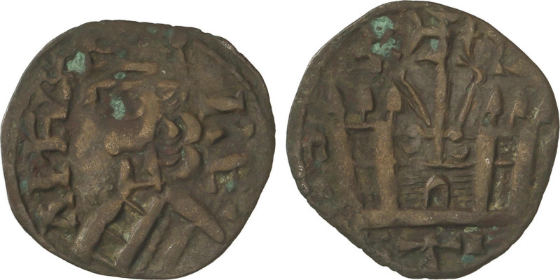 Medieval Coins
Dinero. ALFONSO VIII. LEÓN. 0,66 grs. Ve. Con estrella y L. MUY ...