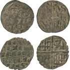 Medieval Coins
Lote 2 monedas Dinero. ALFONSO X. MARCA DE CECA ESTRELLA. 0,76 y 0,90 grs. Ve. FAB-234 y 234.1 Vte. MBC-.