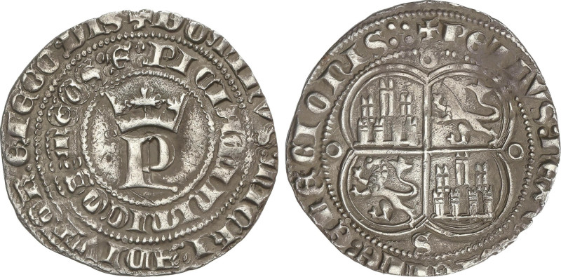 Medieval Coins
Real. PEDRO I. SEVILLA. Anv.: +DOMINVS MICHI ADIVTOR ET EGO DISC...