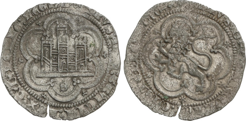 Medieval Coins
4 Maravedis. PEDRO I. SEVILLA. Anv.: Castillo debajo S, alrededo...