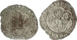 Medieval Coins
2 Maravedís. PEDRO I. SEVILLA. Anv.: Castillo debajo S, alrededor leyenda. Rev.: León rampante a izquierda. 2,69 grs. Vellón rico. (Ox...