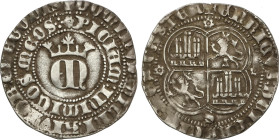 Medieval Coins
Real. ENRIQUE II. SEVILLA. Anv.: DOMINVS MICHI ADIVTOR ET EGO DI/SPICIAM INIMICOS MEOS. EN coronadas. Rev.: ENRICVS DEI GRACIA REX CAS...