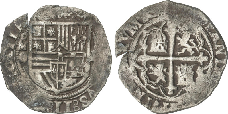 Spanish Monarchy
4 Reales. S/F. MEXICO. 13,64 grs. (Grieta). ESCASA. AC-505. MB...